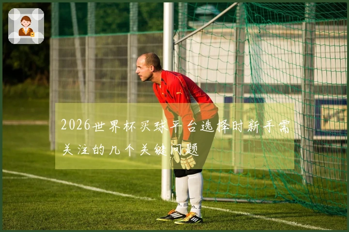 2026世界杯买球平台选择时新手需关注的几个关键问题